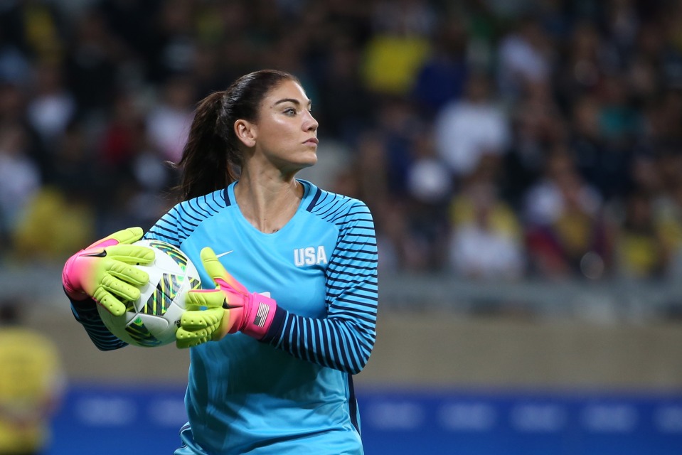 United States goalkeeper Hope Solo said she saw athletes having “sex right out in the open"