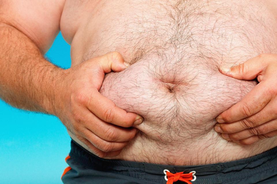 Experts have revealed that men with bigger bellies last longer in bed